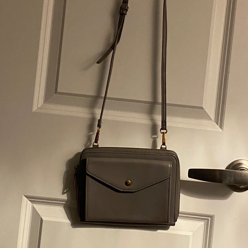 Gray Clutch Crossbody